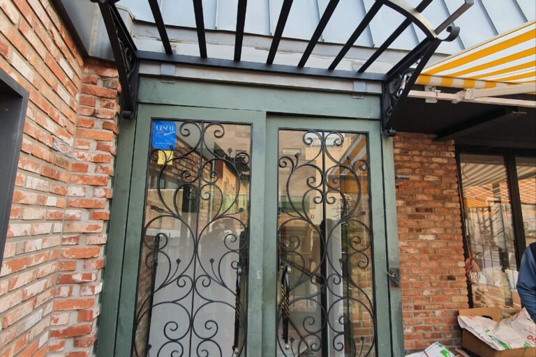 단조현관대문및문양캐노피